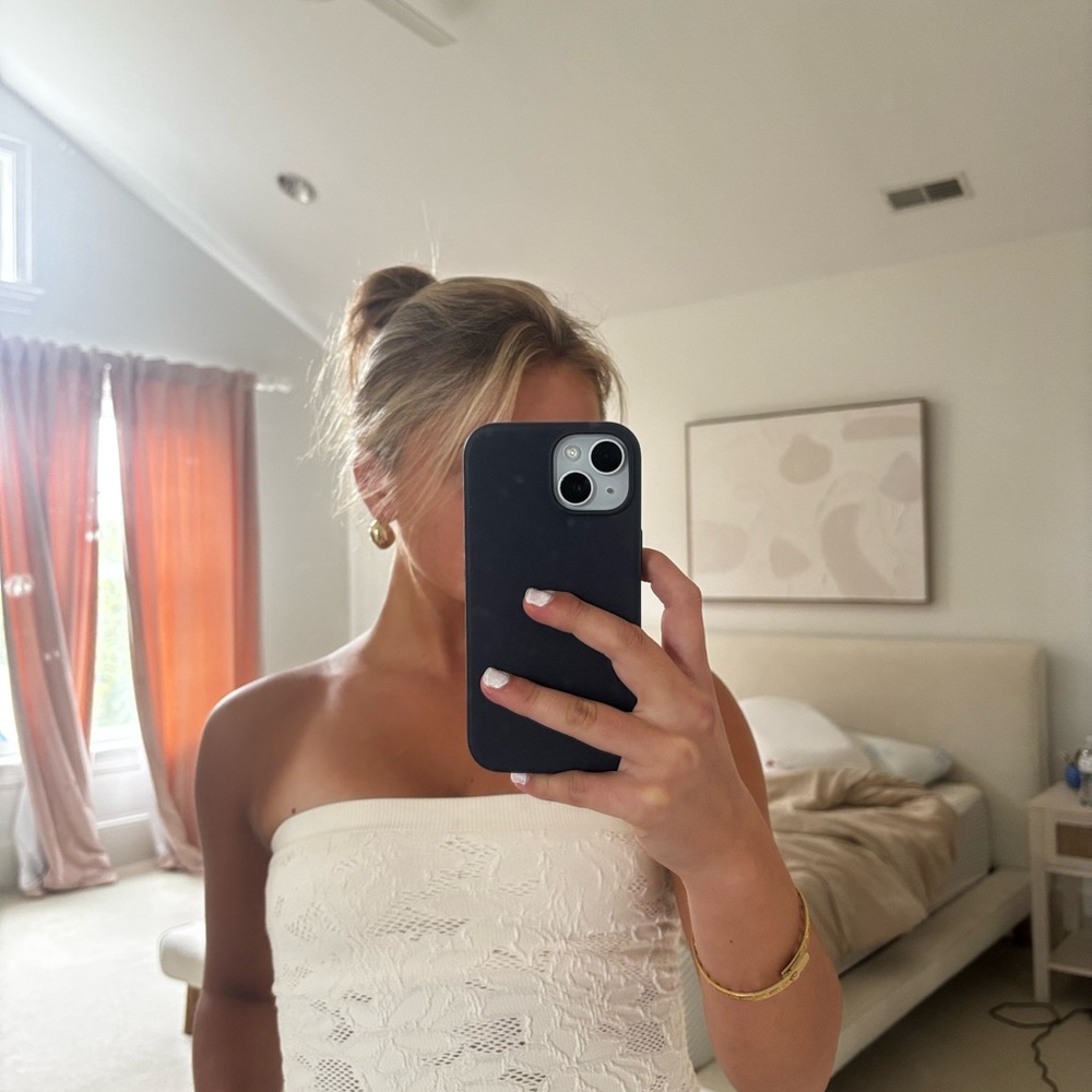 Tilly’s Cream Strapless Top